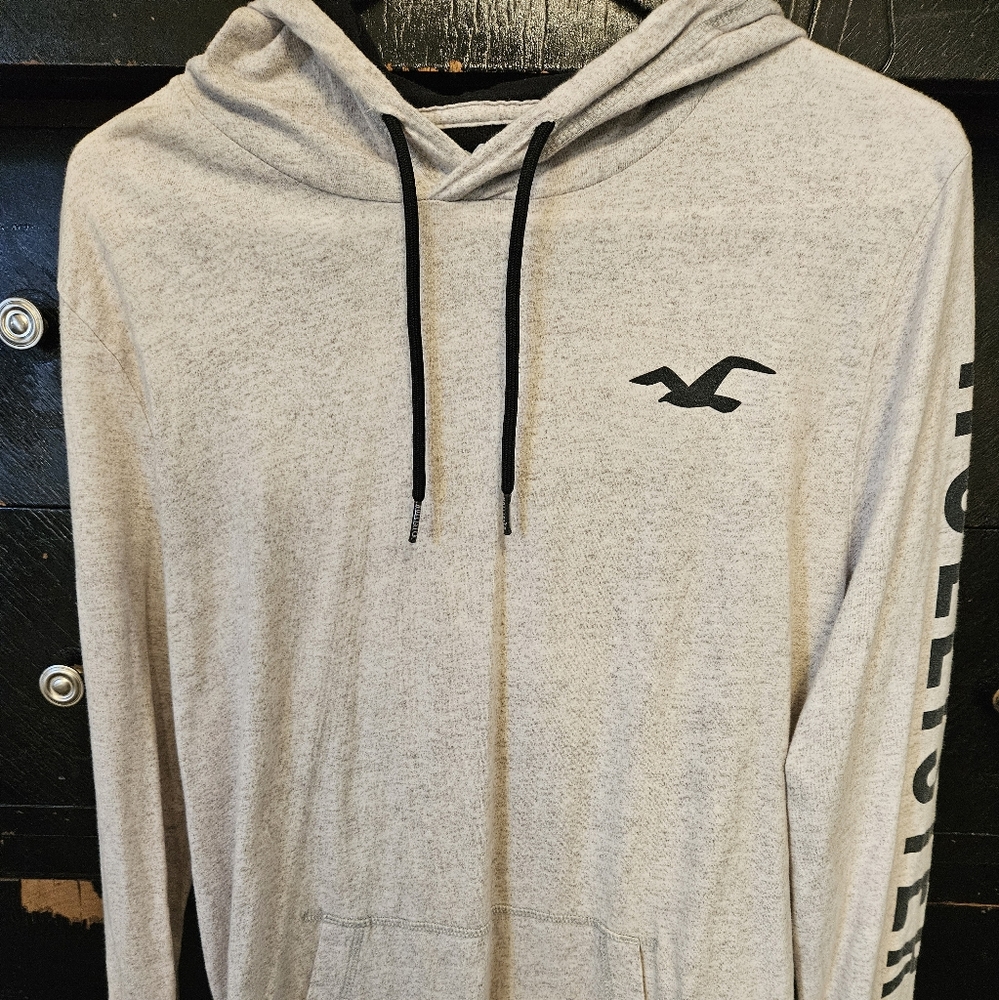 Hollister hooded shirt